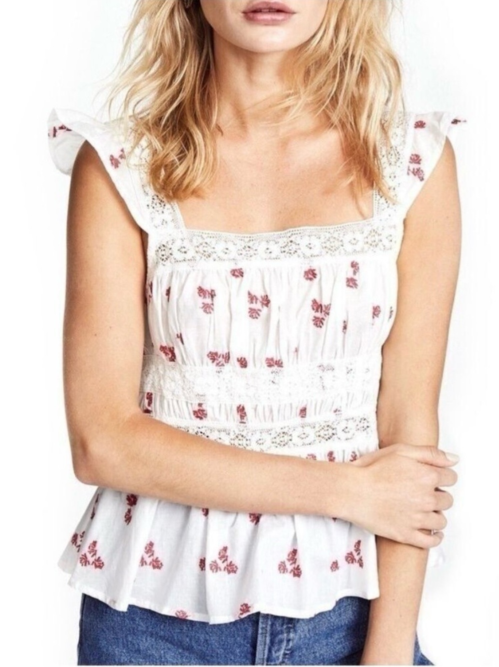 Free People Beautiful Fleurs Top